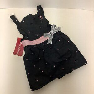 American Girl Grace's Black Apron for Girls Matching Child Size 6 XS New Retired